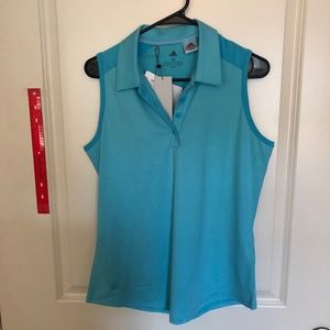 Adidas teal golf shirt